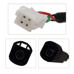 Καλώδιο αντάπτορα USB – βύσμα 4 pin για Volkswagen και Skoda, κοντινή λήψη των συνδέσμων