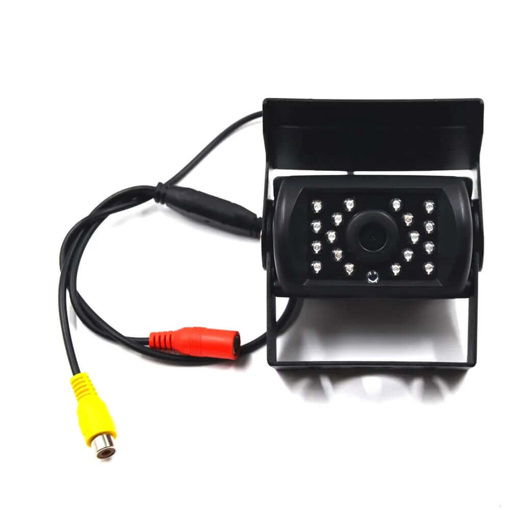 Universal κάμερα οπισθοπορείας – PAL, 1200 γραμμές TV, 18 IR LED με 18 υπέρυθρα LED για νυχτερινή λήψη.