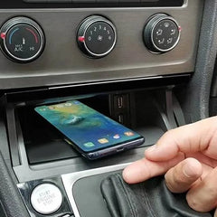 Volkswagen Golf 7 MK7 2014-2019 ασύρματος φορτιστής κινητού με γρήγορη φόρτιση 10W 