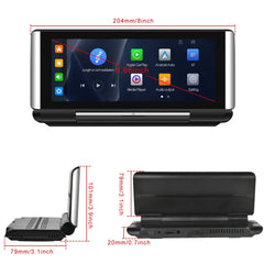 Ασύρματο Apple CarPlay & Android Auto πτυσσόμενη οθόνη – 6,86" φορητή οθόνη 