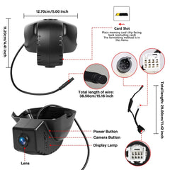 4K κρυφή dashcam για Honda Civic 2017-2020 – Plug & Play 
