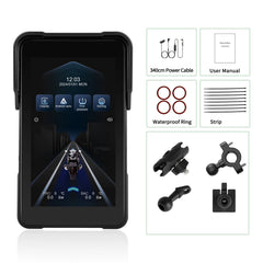 Οθόνη 5" για μοτοσυκλέτα με CarPlay & Android Auto 