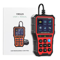 Διαγνωστικό OBD2 YM529 – συσκευή ανάγνωσης κωδικών βλαβών με Bluetooth και έγχρωμη οθόνη 
