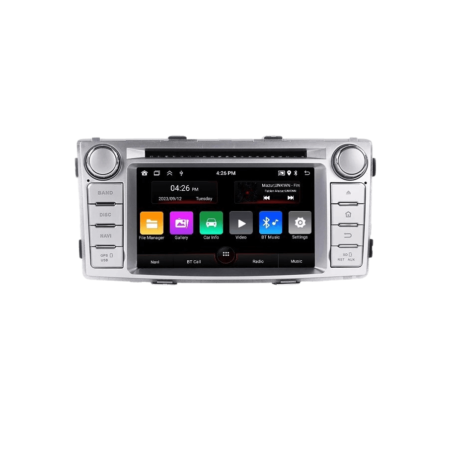 Toyota Hilux 12-15 - 7" ραδιόφωνο με Apple CarPlay και Android Auto – Bilmedie.dk