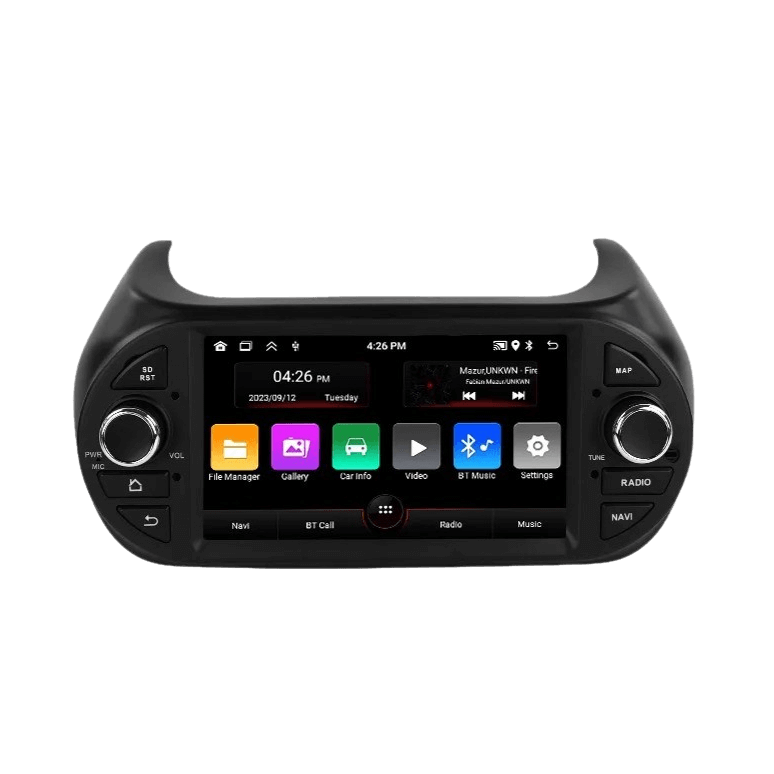 Citroën Nemo/Peugeot Bipper/Fiat Fiorino 08-17 - 7" ραδιόφωνο με Apple CarPlay και Android Auto – Bilmedie.dk