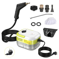 Ατμοκαθαριστής υψηλής πίεσης 2500W 1200 ml – φορητός ατμοκαθαριστής 105°C για αυτοκίνητο, καναπέ, παράθυρα & κουζίνα 