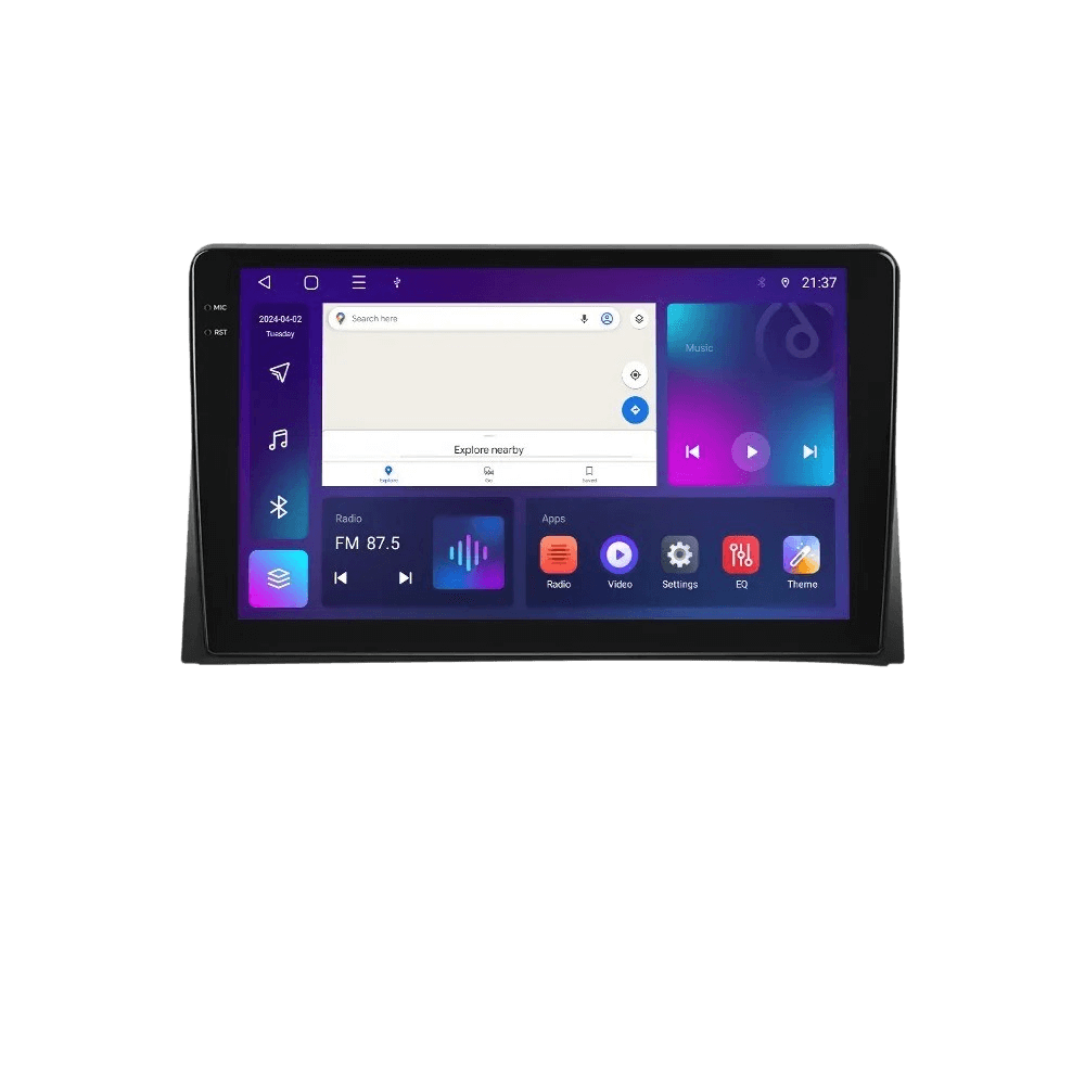 VW Transporter 03-15 - 9" Ράδιο με Apple CarPlay και Android Auto – Bilmedie.dk