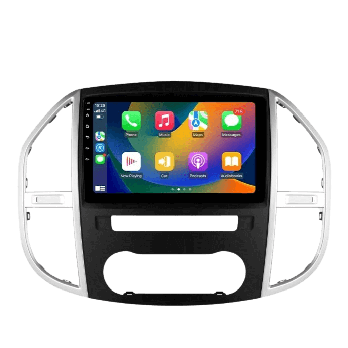 Mercedes Vito 14-21 - 10,1" radio met Apple CarPlay en Android Auto – Carmediaeurope.com