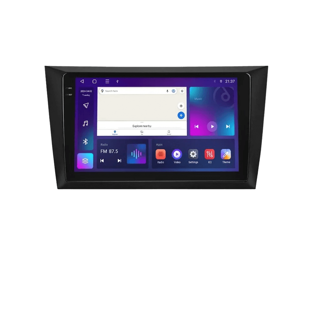 VW Golf 08-16 - Ράδιο 9" με Apple CarPlay και Android Auto – Bilmedie.dk